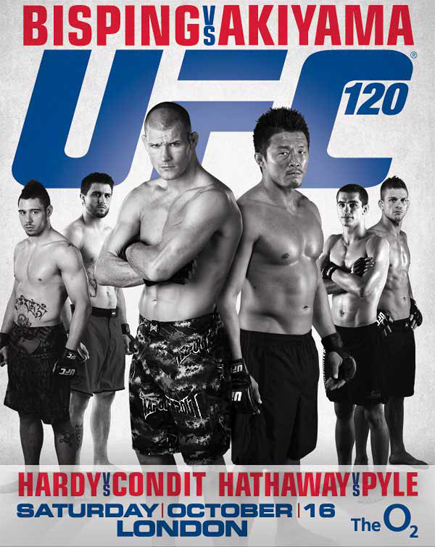 ufc 120 mma bisping akiyama