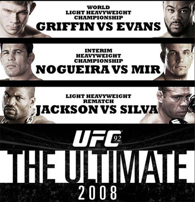 ufc 92 mma mixed martial arts