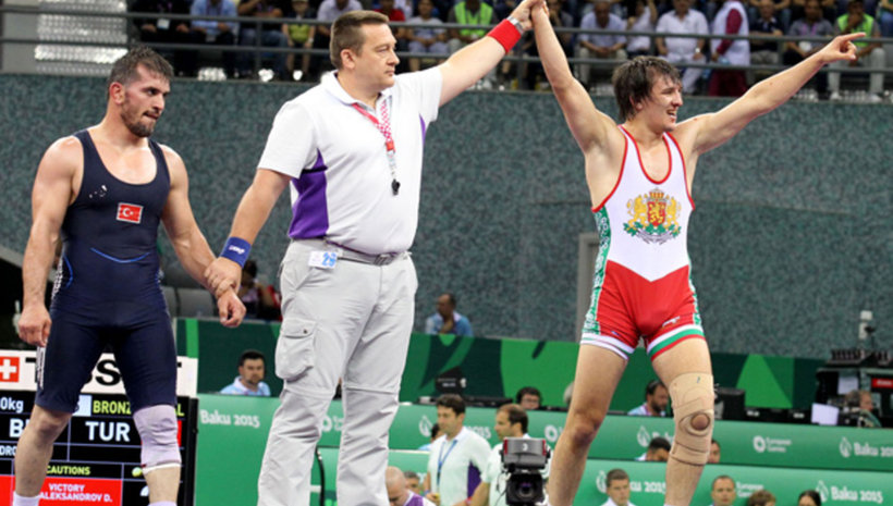 Борците започнаха с бронз европейските игри в Баку