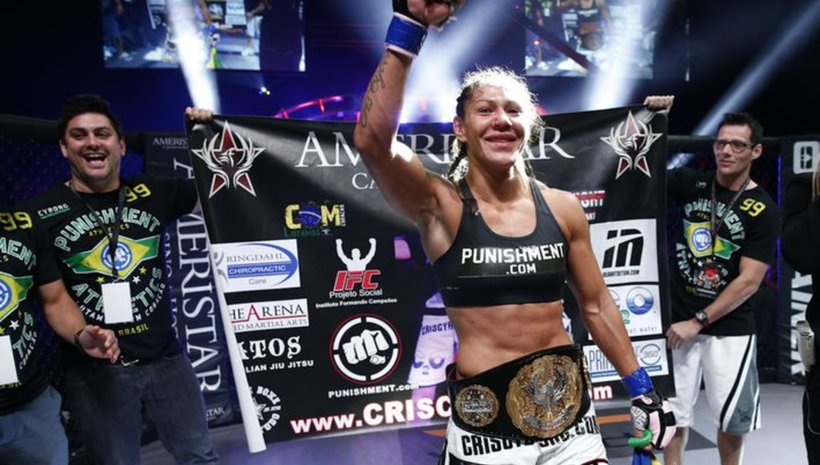 Cris &#039;Cyborg&#039; записа проеден жесток нокаут