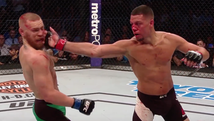 Nate Diaz счупи рекордите за нанесени удари при двубоя си в UFC 202
