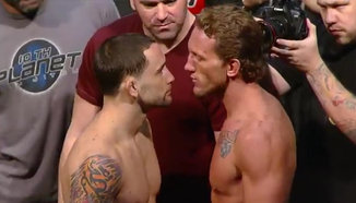 Снимки и видео от кантара преди UFC 136: "Edgar vs. Maynard 3" 