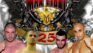 Файт-картата за ММА състезанието МахFight-25 на 27-ми декември в Бургас