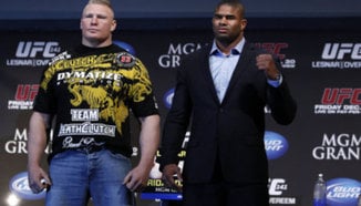 Остават броени дни преди сблъсъка между Brock Lesnar и Alistair Overeem (видео)