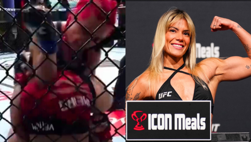 UFC състезателка: Беше неуважително да ми удариш лакът в ануса (видео)