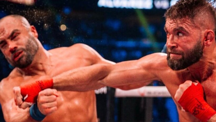 Стивънс нос в нос с Конър Макгрегър минути след като нокаутира Еди Алварес