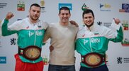 Кирил Милов и Ахмед Батаев със златните пояси