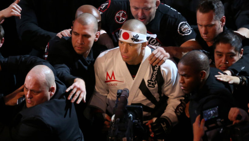 Georges St. Pierre се подготвя за UFC 158 с гимнастика