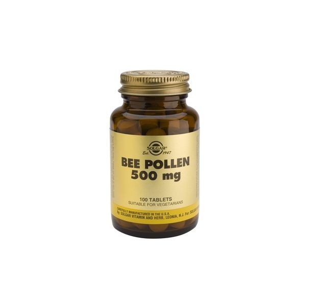 Solgar - Bee Pollen 500mg. / 100 tabs.​