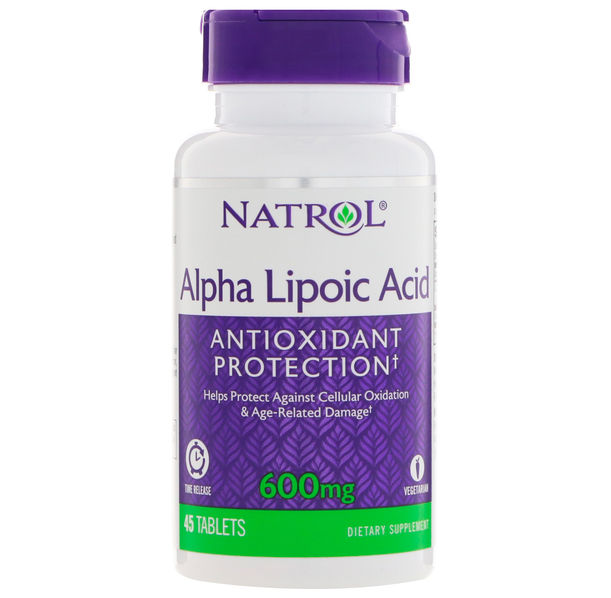 Natrol - Alpha Lipoic Acid 600mg - Time Release / 45 tabs