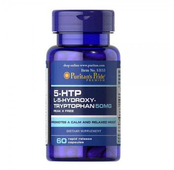 Puritan's Pride - 5-HTP 50 mg / 60 капсули​