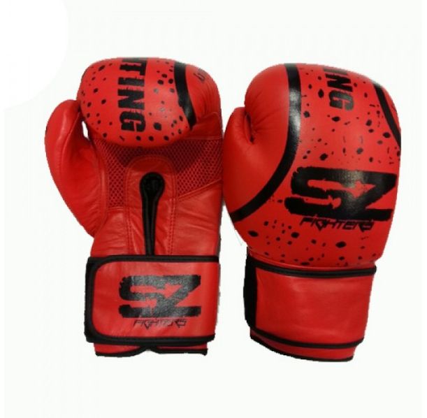 SZ Fighters - Боксови ръкавици Evo Predator / Червени (Естествена кожа)​