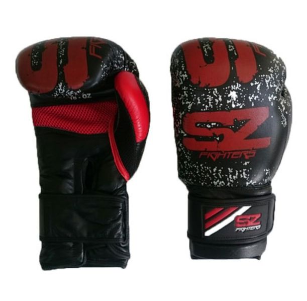 SZ Fighters - Боксови ръкавици Evo Beast / Черни (Естествена кожа)​
