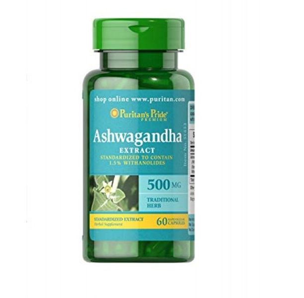 Puritan's Pride - Ashwagandha extract 500mg / 60caps.​