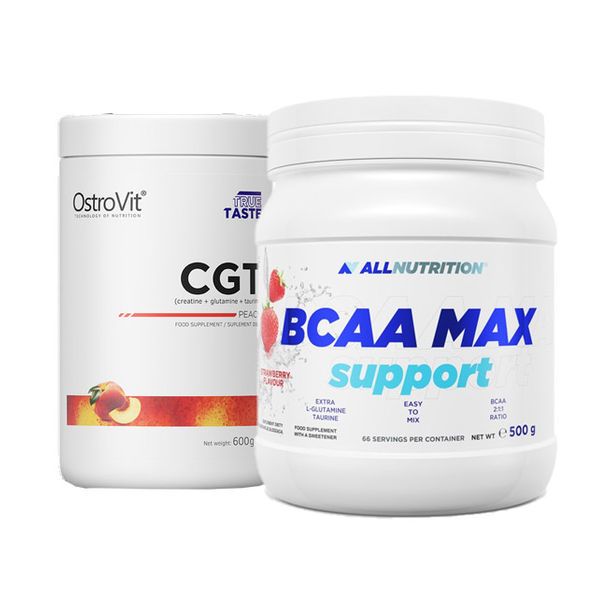 Стак Супермен - Креатин + Глутамин + BCAA