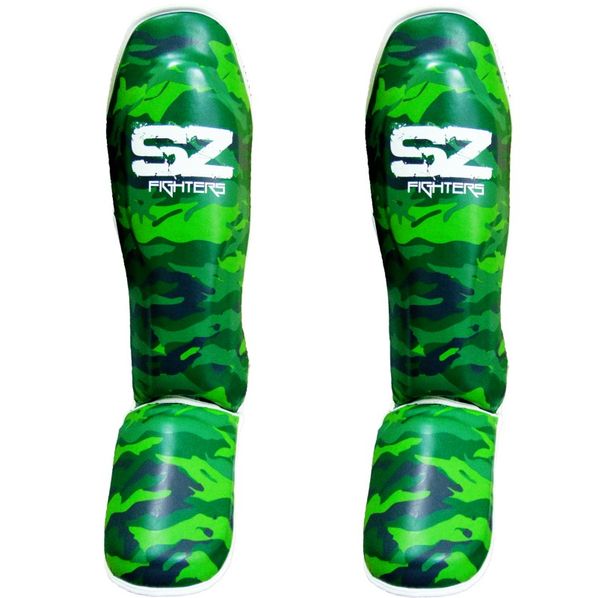 SZ Fighters - Протектори за Муай Тай и Кик Бокс - Camo Green​