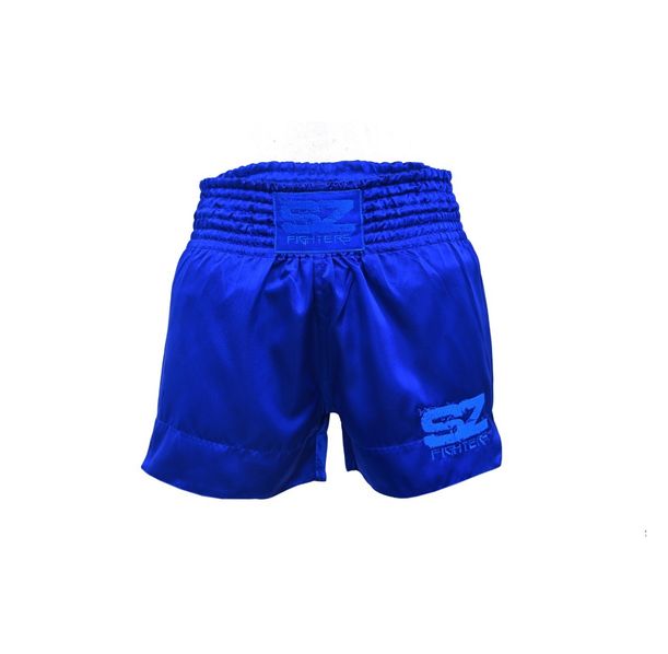 SZ Fighters - Шорти за Муай Тай и Кикбокс Classic - Blue/Blue​
