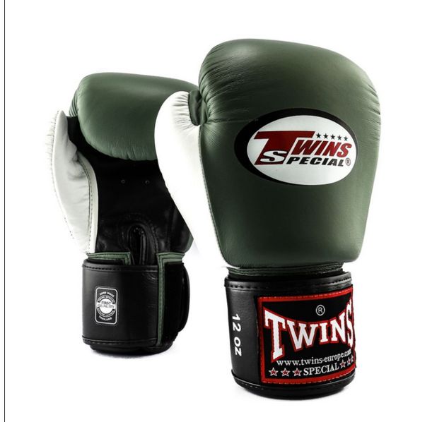 Боксови Ръкавици - Twins - BGVL 4 BLK/OLI/WHI​