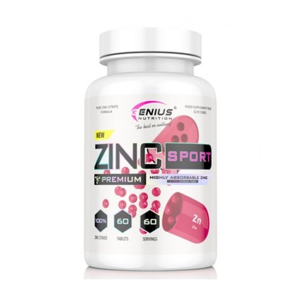 Genius Nutrition ZINC SPORT / 60 Tabs