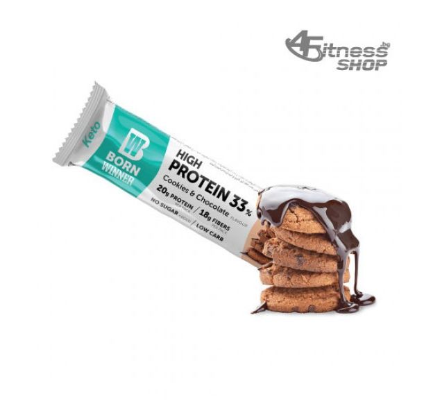 Born Winner Keto High Protein 33% Cookies &amp; Chocolate 60 гр