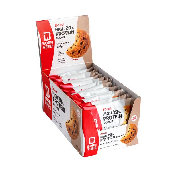 BORN WINNER BOOST High 20% Protein Cookie Chocolate Chip 12x75 гр