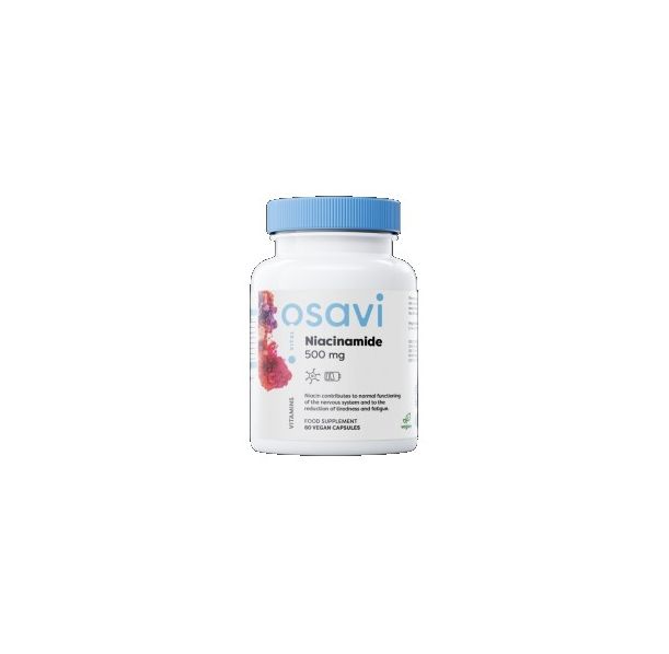 Osavi - Niacinamide 500 mg / 60 капсули, 60 дози