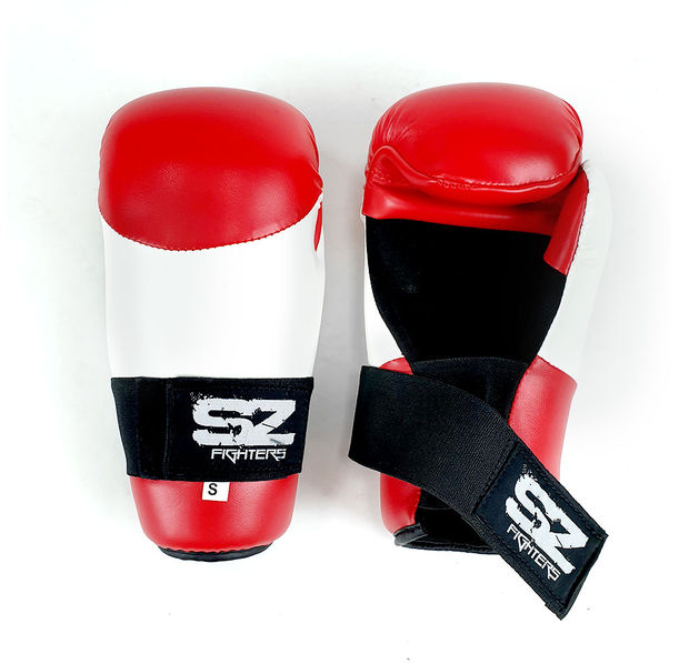 SZ Fighters - Отворени ръкавици за Таекуондо - Червени​