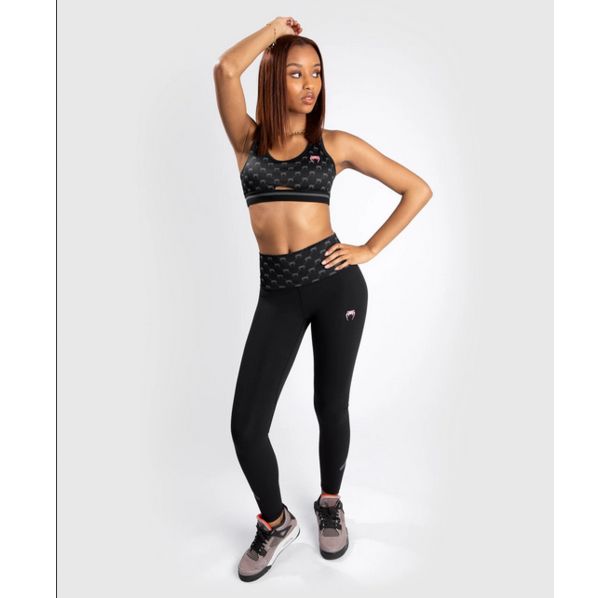 Дамски клин - Venum Monogram Leggings - Black/Pink Gold ​