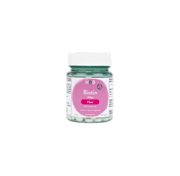 Holland And Barrett - Biotin 300 mcg / 120 Таблетки, 120 дози