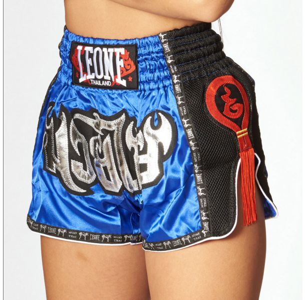 Leone - BANGKOK Thai Shorts - Blue - Муай Тай Шорти - AB754