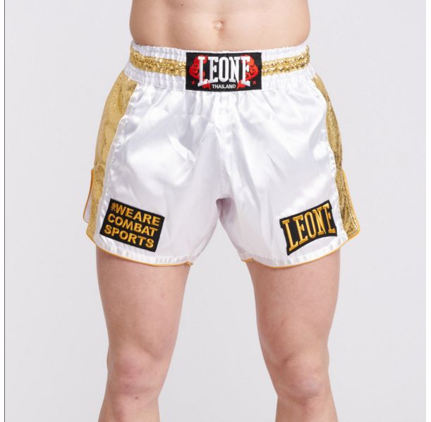 Leone - KHAO LAK THAI SHORTS - White - Муай Тай Шорти - AB876​