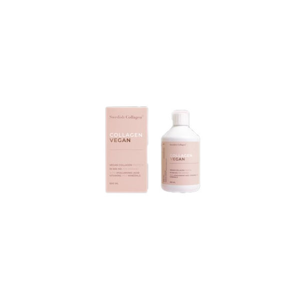 Swedish Collagen - Collagen Vegan Liquid | with Hyaluronic Acid, Vitamins and Minerals / 500 мл, 20 дози