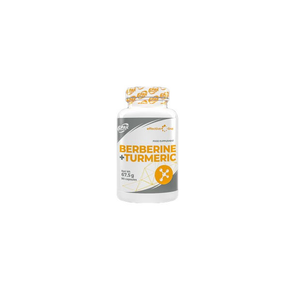 6PAK Nutrition - Berberine + Turmeric / 90 капсули, 90 дози