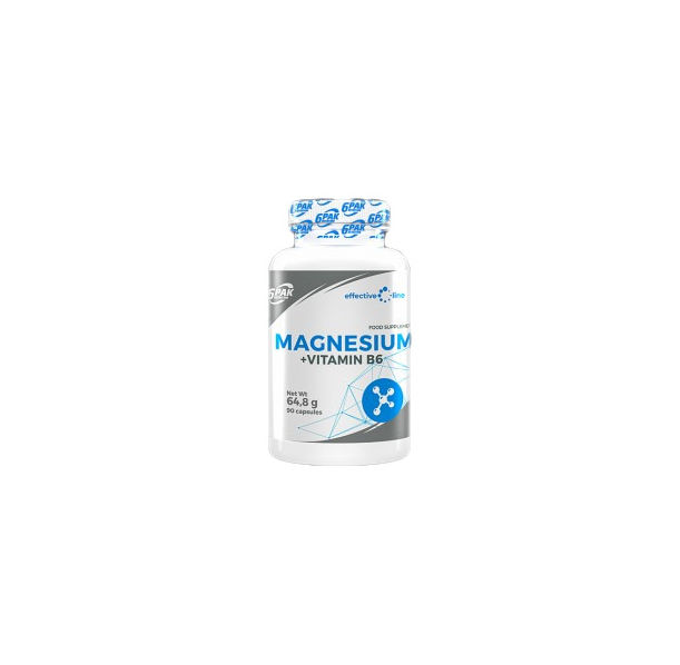 6PAK Nutrition - Magnesium + Vitamin B6 / 90 капсули, 45 дози