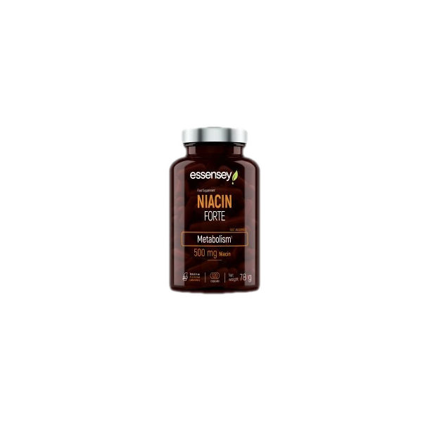 ESSENSEY - Niacin Forte 500 mg / 120 капсули, 120 дози
