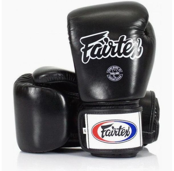 Боксови Ръкавици - Fairtex BGV1 Thai Boxing Gloves - Black