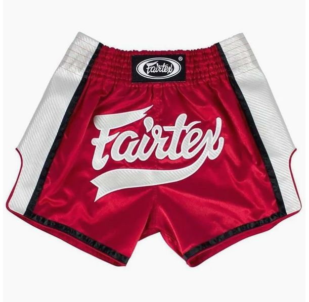 Шорти - Fairtex Muay Thai Shorts BS1704 - Red-white​