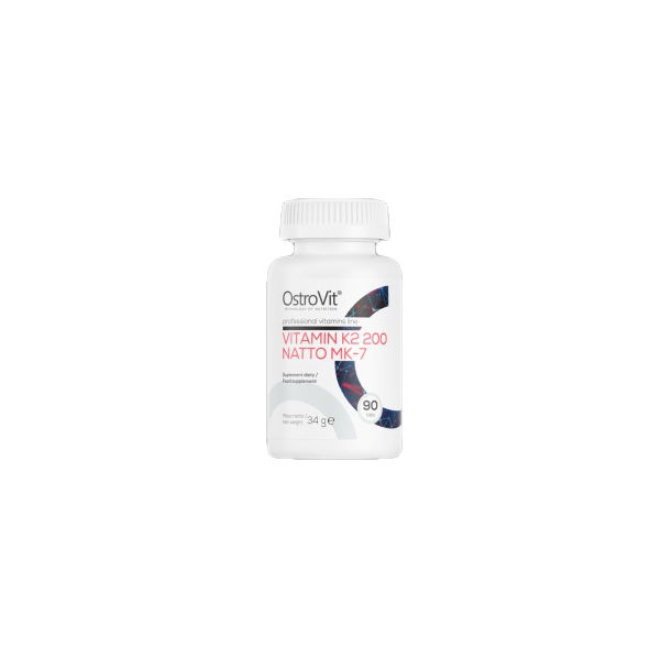 OstroVit - Vitamin K2 200 mcg / Natto MK-7 / 90 Таблетки, 90 дози