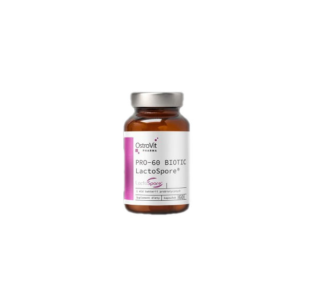 OstroVit - PRO-60 BIOTIC LactoSpore® | Probiotic / 60 капсули, 60 дози