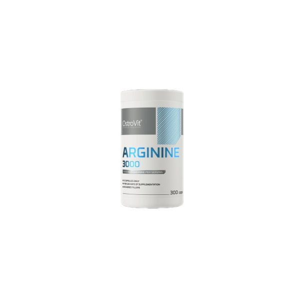 OstroVit - Arginine 3000 / L-Arginine Caps / 300 капсули, 100 дози