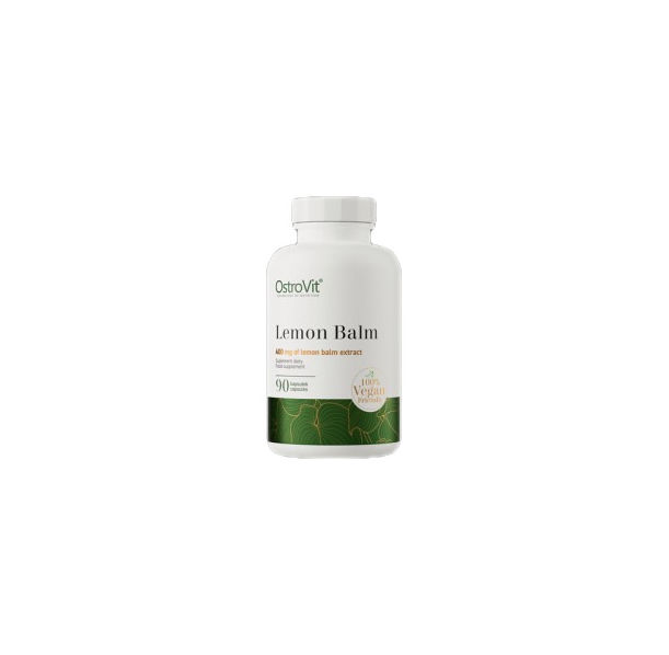 OstroVit - Lemon Balm 400 mg | Vege - Маточина / 90 капсули, 90 дози