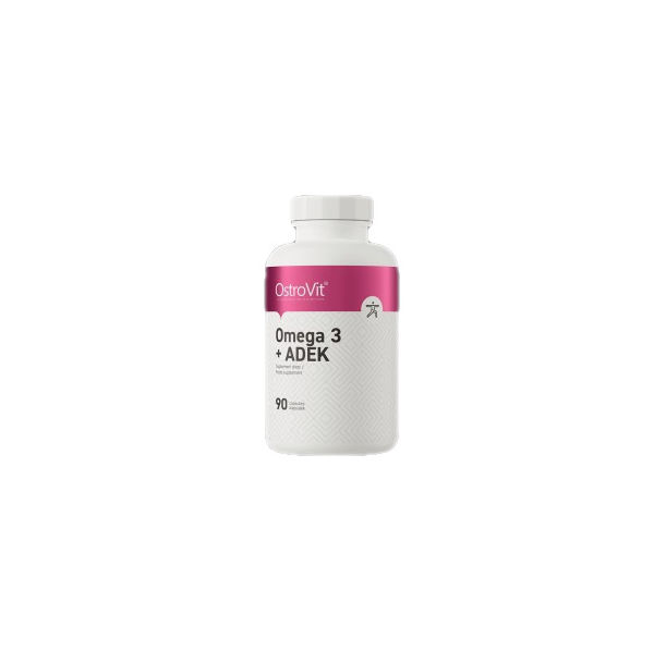 OstroVit - Omega 3 + ADEK / Vitamin A + D + E + K / 90 Гел капсули, 90 дози