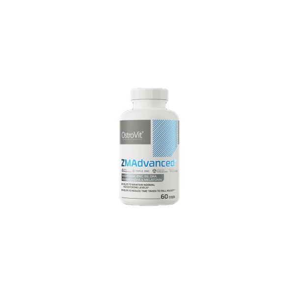 OstroVit - ZMAdvanced Caps | DAA, Ashwagandha and Melatonin / 60 капсули, 60 дози