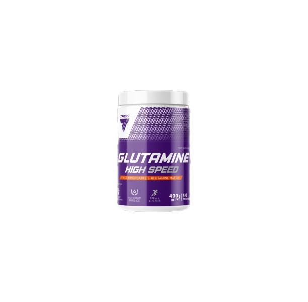 Trec Nutrition - Glutamine High Speed | Fast Absorbable Glutamine Matrix / 400 грама, 40 дози