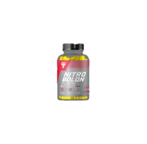 Trec Nutrition - Nitrobolon Platinum Caps | Complete Pre-Workout Formula / 120 капсули, 20 дози