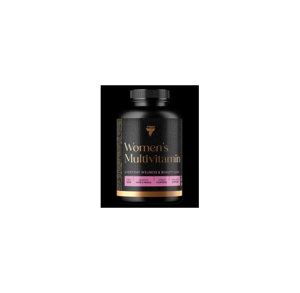 Trec Nutrition - Women's Multivitamin | with Fish Collagen Peptides, Hyaluronic Acid, CoQ10, L-Carnitine, CLA & Green Tea / 90 капсули, 45 дози