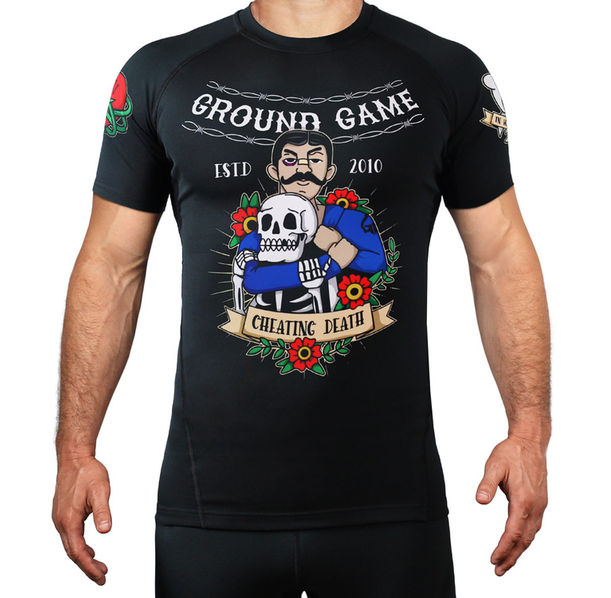 Рашгард - Ground Game - RASHGUARD OLDSCHOOL SHORT SLEEVE