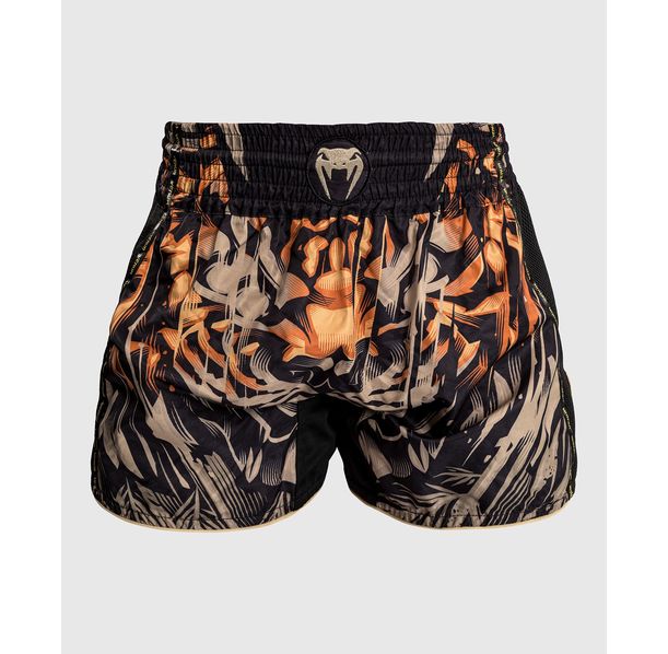 Муай Тай Шорти - Venum Tiger Muay Thai Shorts - Black/Neon Orange​