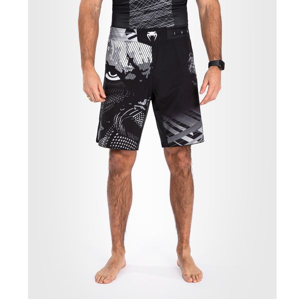 Шорти - Venum Gorilla Jungle Fightshort - Black/White​