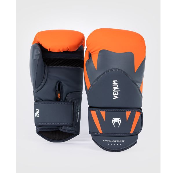 Боксови ръкавици - Venum Challenger 4.0 Boxing Gloves - Orange/Navy Blue​